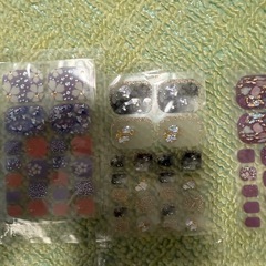 つけ爪、しーるシールの画像