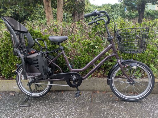 【中古自転車】あさひ プチママンミニプラス 中古（非電動／20インチ／整備済み／リアチャイルドシート付）