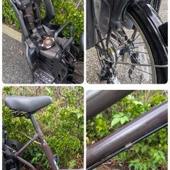 【中古自転車】あさひ プチママンミニプラス 中古（非電動／20インチ／整備済み／リアチャイルドシート付）の画像