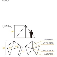 テンマクサーカスtc dx ダックグリーン フルセットの画像