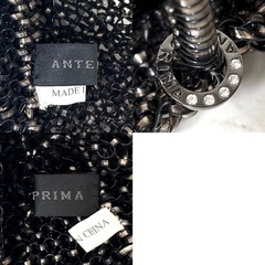 【極美品】ANTEPRIMA アンテプリマ スクエア ワイヤーバッグ ハンドバッグ ブラック②の画像