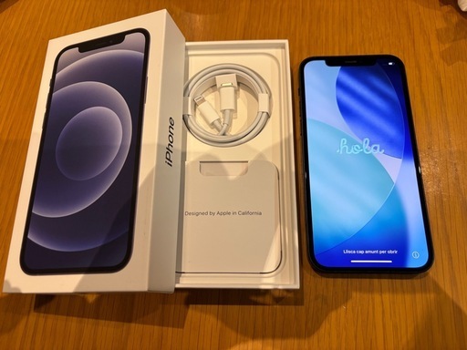 Apple　iPhone12　64GB　ブラック　中古品　初期化済み