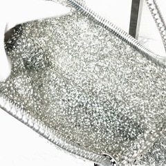 【極美品】ANTEPRIMA アンテプリマ ワイヤーバッグ ラウンド 横型 シルバー の画像