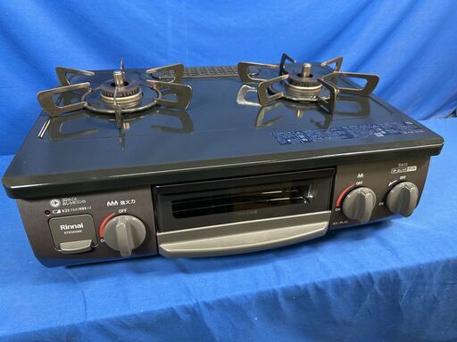 【動作保証あり】Rinnai リンナイ 2023年 RTE565BKL LPガステーブル 横幅56cm【管理KRG245】