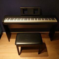 YAMAHA P-45 電子ピアノDigital Piano & L-85 スタンド Stand & 椅子 Benchの画像
