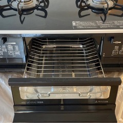 パロマ ガステーブルコンロ Sシリーズ 都市ガス用　左強火力 PA-A64WCK-L ガスコンロの画像