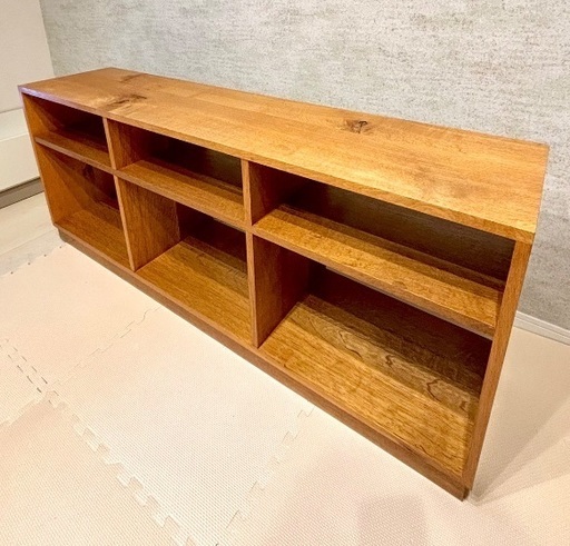 値下げしました　無垢ナラ木材　ローボード　テレビ台　特注家具　ナチュラル