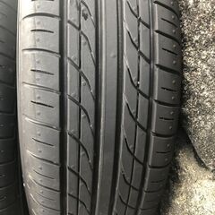 155/65R13 アルミホイールとサマータイヤバリ山の画像