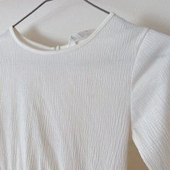 H&Mフワフワスカートのワンピース（130cm）の画像