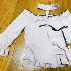 EATME ネックハーネスシャーリングリブTOPの画像