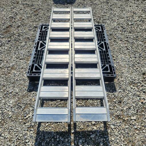 (香川) SB-2100-30-1.0t 昭和ブリッジ アルミラダー ◎2100ｍｍ×300ｍｍ ◎耐荷重1.0ｔ