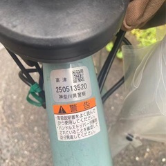 　ヤマハ　電動自転車　新品購入してから1年の画像