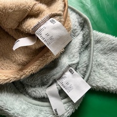 90cm ユニクロ ファーリーフリースジャケット 子供服 男の子 女の子の画像