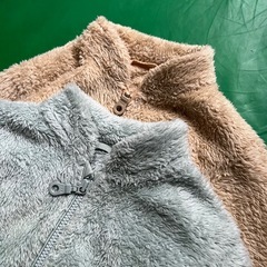 90cm ユニクロ ファーリーフリースジャケット 子供服 男の子 女の子の画像