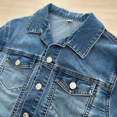 使用1回のみ✨UNIQLOデニムジャケット（S）の画像