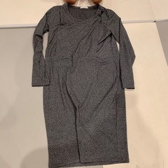 授乳ワンピース秋冬用Mサイズの画像