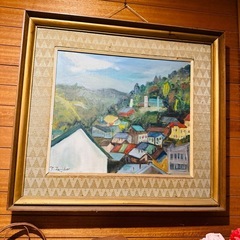 決まりました//絵画/風景の画像