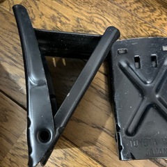  TOYOTA　MOTOR 折り畳み式 車止め トヨタモーター タイヤ止め 輪止め タイヤストッパー 車載工具 日本製の画像