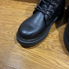 レースアップブーツ　編み上げブーツ　24センチくらいの画像
