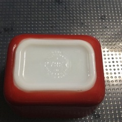 ◆Old Pyrex 保存容器◆ Sサイズ　赤の画像