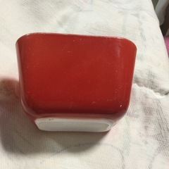 ◆Old Pyrex 保存容器◆ Sサイズ　赤の画像