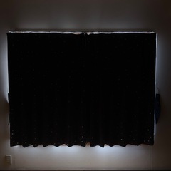 『4枚セット』 遮光1級 2枚 & 遮像レースカーテン 2枚 フック付き 遮光カーテン ドレープカーテンの画像