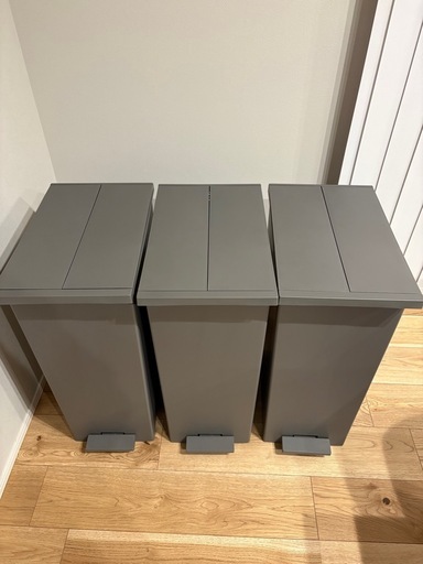 【新品・未使用】ケユカ　ダストボックスLL(42L) 3個セット