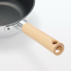 鍋としても使える　無印良品　20cm　こびりつきにくいフライパン　深型 の画像