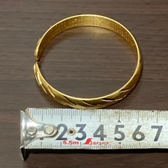 K24刻印 ブレスレット 腕輪 実家整理 遺品整理 ゴールド 貴金属の画像