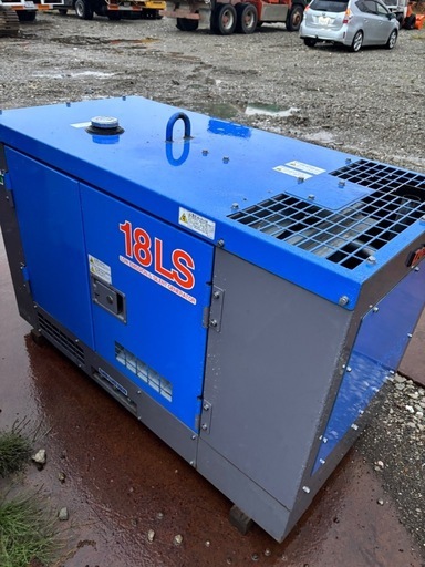 デンヨー　発電機　18LS アワー900h 実働現状販売！