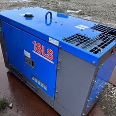 デンヨー　発電機　18LS アワー850h 実働現状販売！の画像