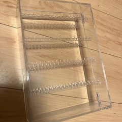 無印アクリルネックレス・ピアスケースの画像