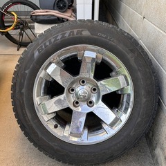 ダッヂ　ラムトラック　純正クロームホイール 20インチ タイヤセット
の画像