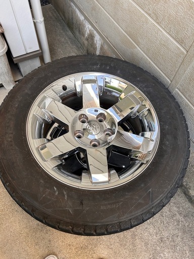 ダッヂ　ラムトラック　純正クロームホイール 20インチ タイヤセット
