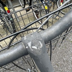 ブルーの自転車の画像