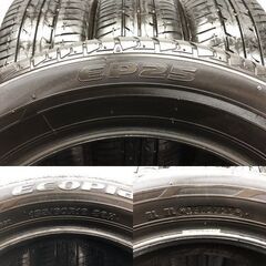 BS BRIDGESTONE ECOPIA EP25 185/60R16 16インチ 夏タイヤ 4本 23年製 フィット アクア MAZDA2 デミオ ラクティス等　(STH057)の画像