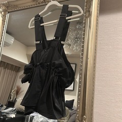 【試着のみ】FRIFULサスペンダーベストの画像