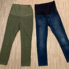 UNIQLO マタニティパンツ　Mサイズ 2点セットの画像