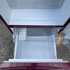 💥福岡市東区配送設置無料🌈【⭐️全額返金保証⭐️】 　AQUA｜アクア  AQR-BK18F-R 冷蔵庫 レッド [184L /2ドア /右開きタイプ]のレビュー 3 AQR-BK18F-R 冷蔵庫 レッド [184L /2ドア /右開きタイプ]の画像