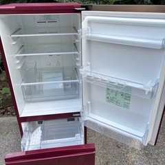 💥福岡市東区配送設置無料🌈【⭐️全額返金保証⭐️】 　AQUA｜アクア  AQR-BK18F-R 冷蔵庫 レッド [184L /2ドア /右開きタイプ]のレビュー 3 AQR-BK18F-R 冷蔵庫 レッド [184L /2ドア /右開きタイプ]の画像