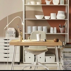 【IKEA】【デスク】【リルオーセン】【竹】の画像