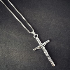 N54*《ステンレス》*十字架ネックレス⁑メンズの画像