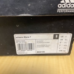 adidas adizero Mana 7（27cm）未使用品の画像
