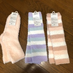 もこもこ　レッグウォーマー&靴下の画像