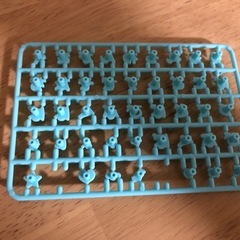 水色ひらがなプラモデルパーツセットの画像