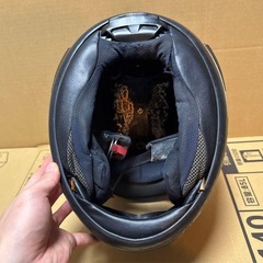 Arai RX-7X ステートメント白　バイク　ヘルメットの画像
