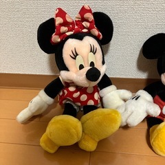 ミッキー、ミニーぬいぐるみセットの画像