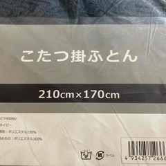 こたつ布団差し上げますの画像