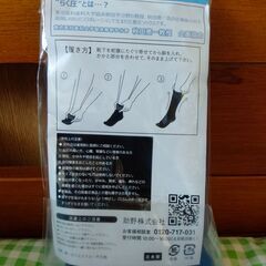 SUKENO　着足ハイソックス　「あしがるくん ver らく圧(涼しいメッシュ編み)」　23cm～25cm　左右セット×１個　新品　送料が高いので取りにこれる方限定の画像
