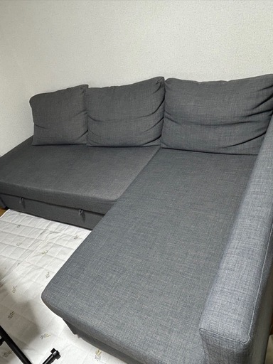 【IKEA】3人掛けソファー L字